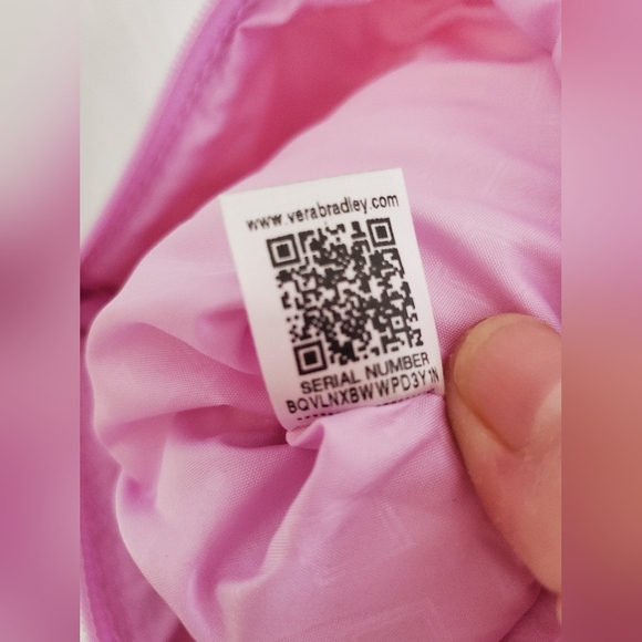 VERA BRADLEY Large Slim Wristlet -  Pink Hearts - New With Out Tags - Picture 8 of 8